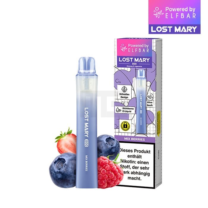 Lost Mary - LM800 - Einweg E-Zigarette - Mix Berries - 20mg