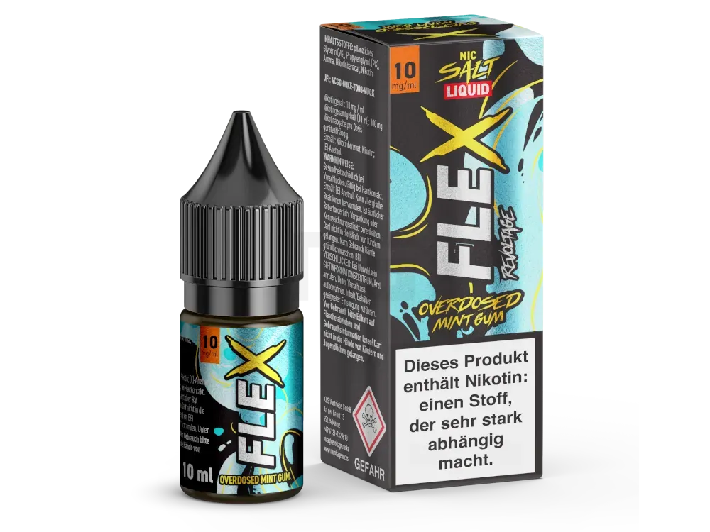 Revoltage - Flex - Nikotinsalzliquid - 10ml - Mint Gum - 10mg Revoltage - Flex - Nikotinsalzliquid - 10ml - Mint Gum - 10mg