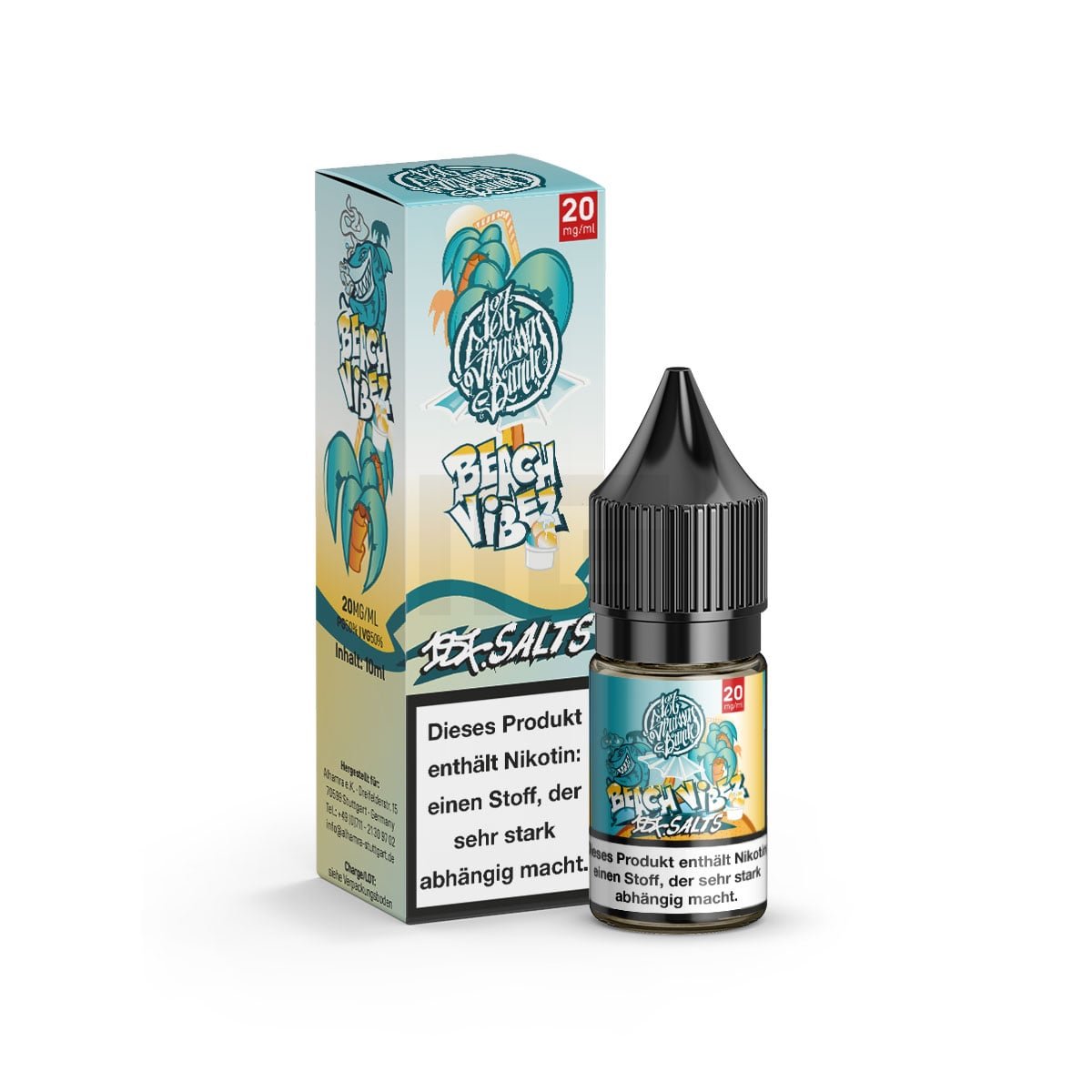 187_salts_20mg_beach_vibez_box_bottle 187 Salts - Beach Vibez - 10ml - 20mg