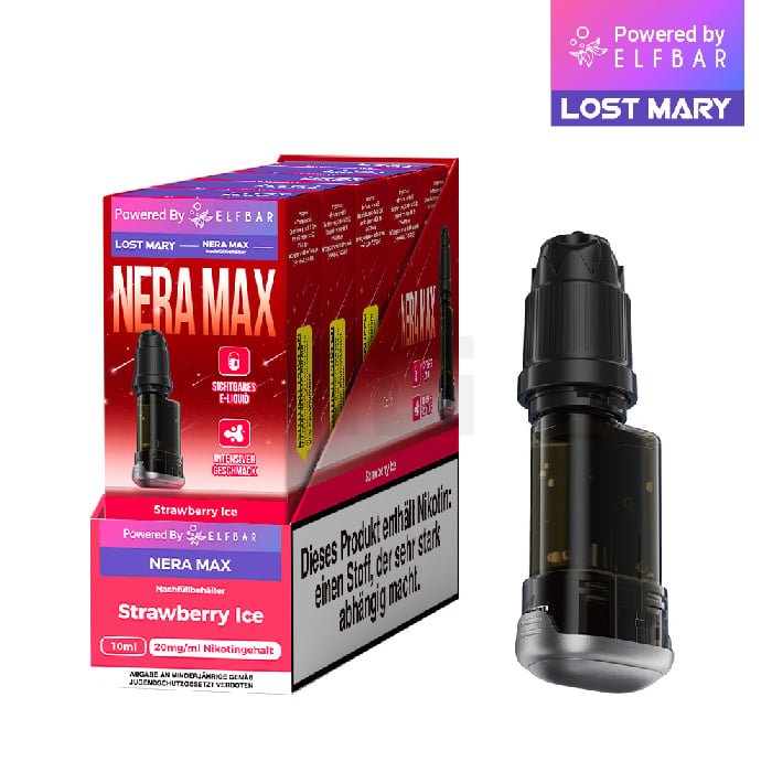 Lost Mary - Nera Max - Nachfülltank - Strawberry Ice