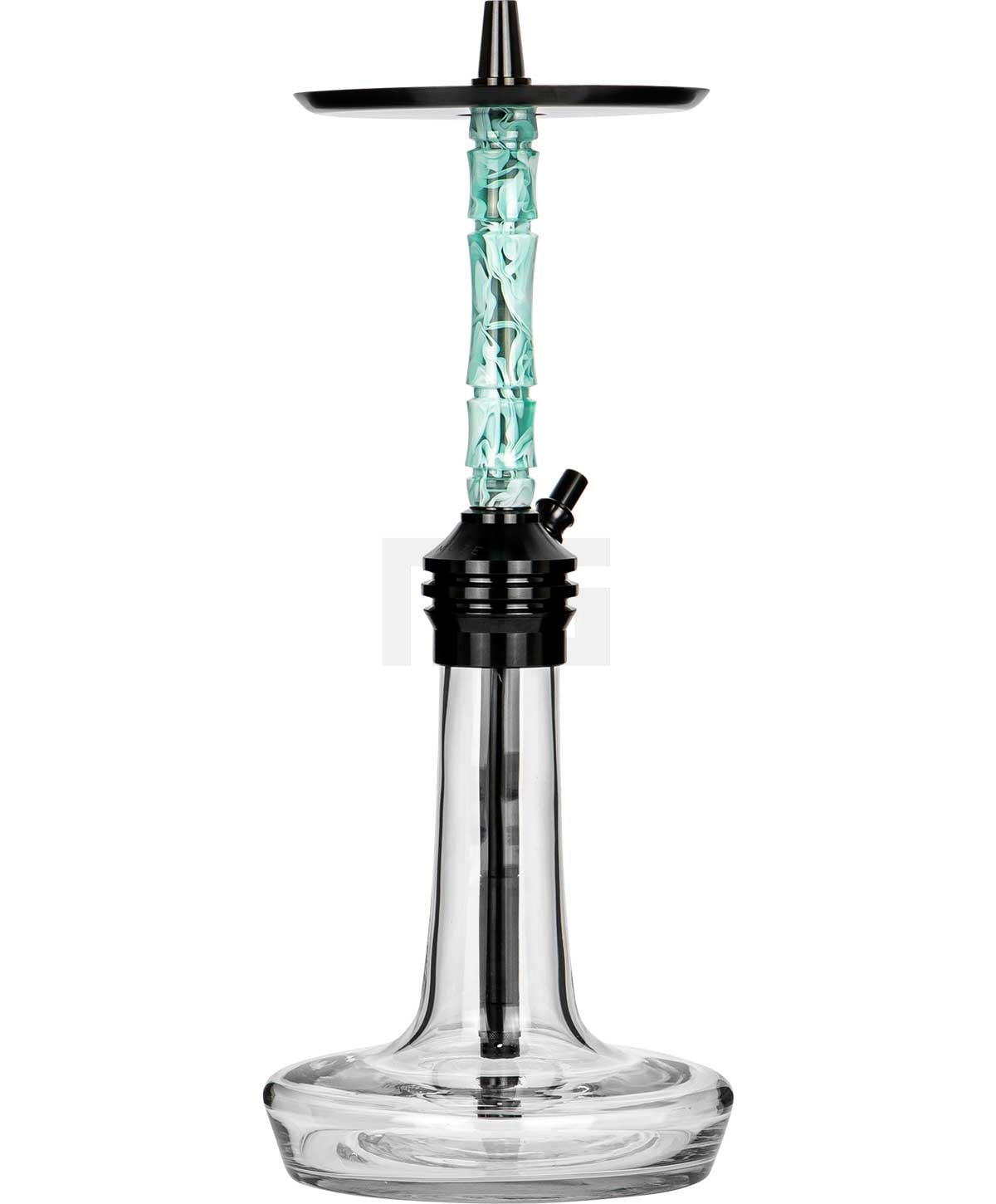 Moze Shisha - Varity Lounge Black - Clear Wavy Mint