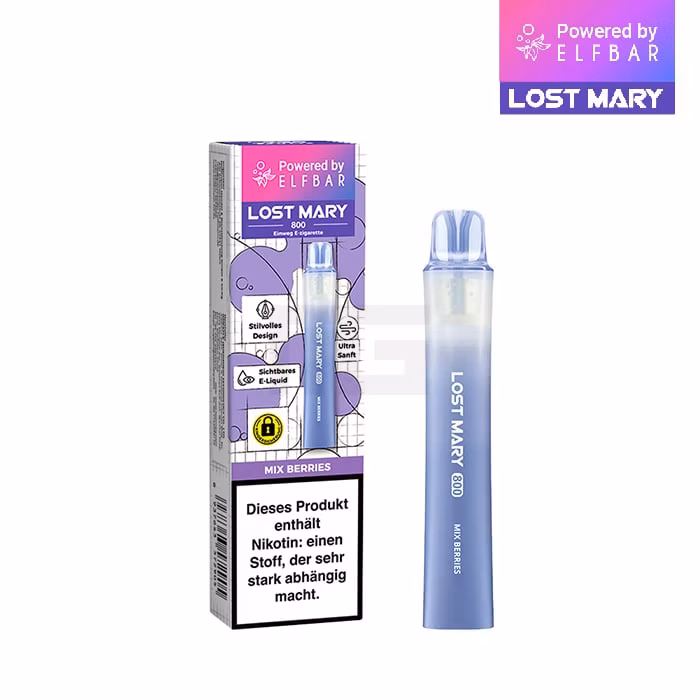 Lost Mary - LM800 - Einweg E-Zigarette - Mix Berries - 20mg