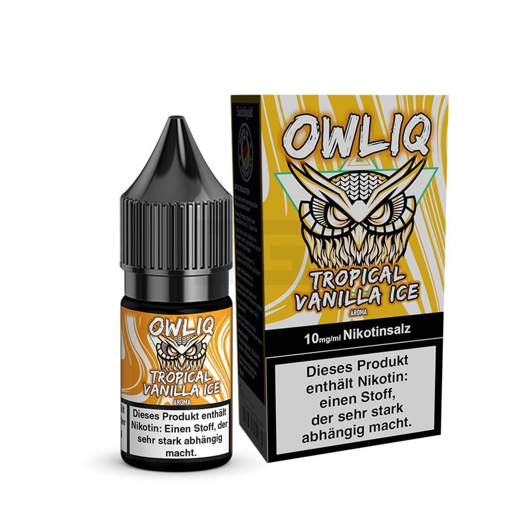 OWLIQ - Tropical Vanilla Ice - Nikotinsalz Liquid - 10ml - 10mg OWLIQ - Tropical Vanilla Ice - Nikotinsalz Liquid - 10ml - 10mg
