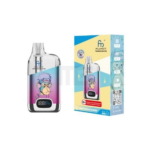 RandM - Tornado Box - 12000 - Pod Kit - Blue Pink RandM - Tornado Box - 12000 - Pod Kit - Blue Pink