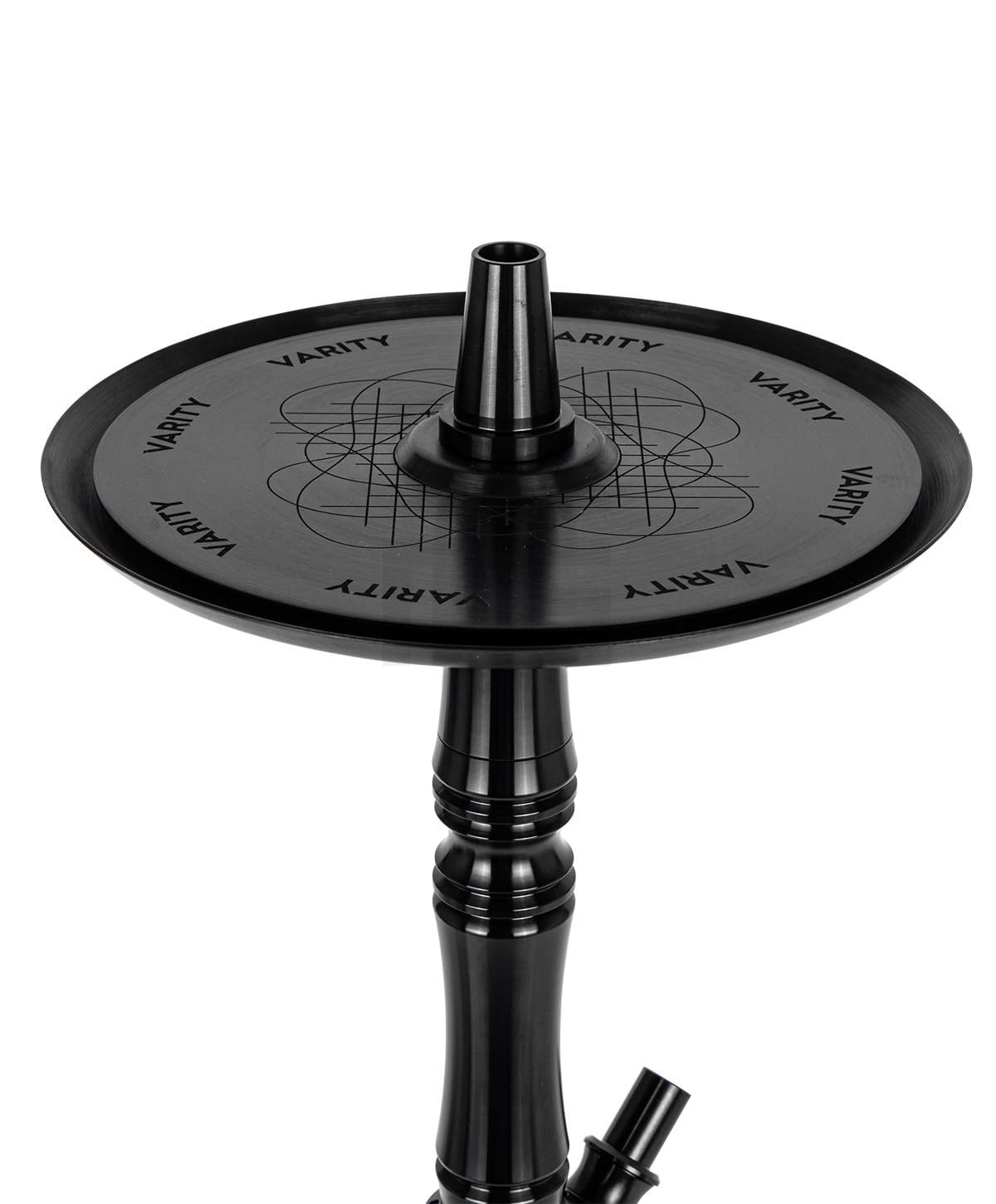 Moze Shisha - Varity Lounge Black - Clear Wavy Pink