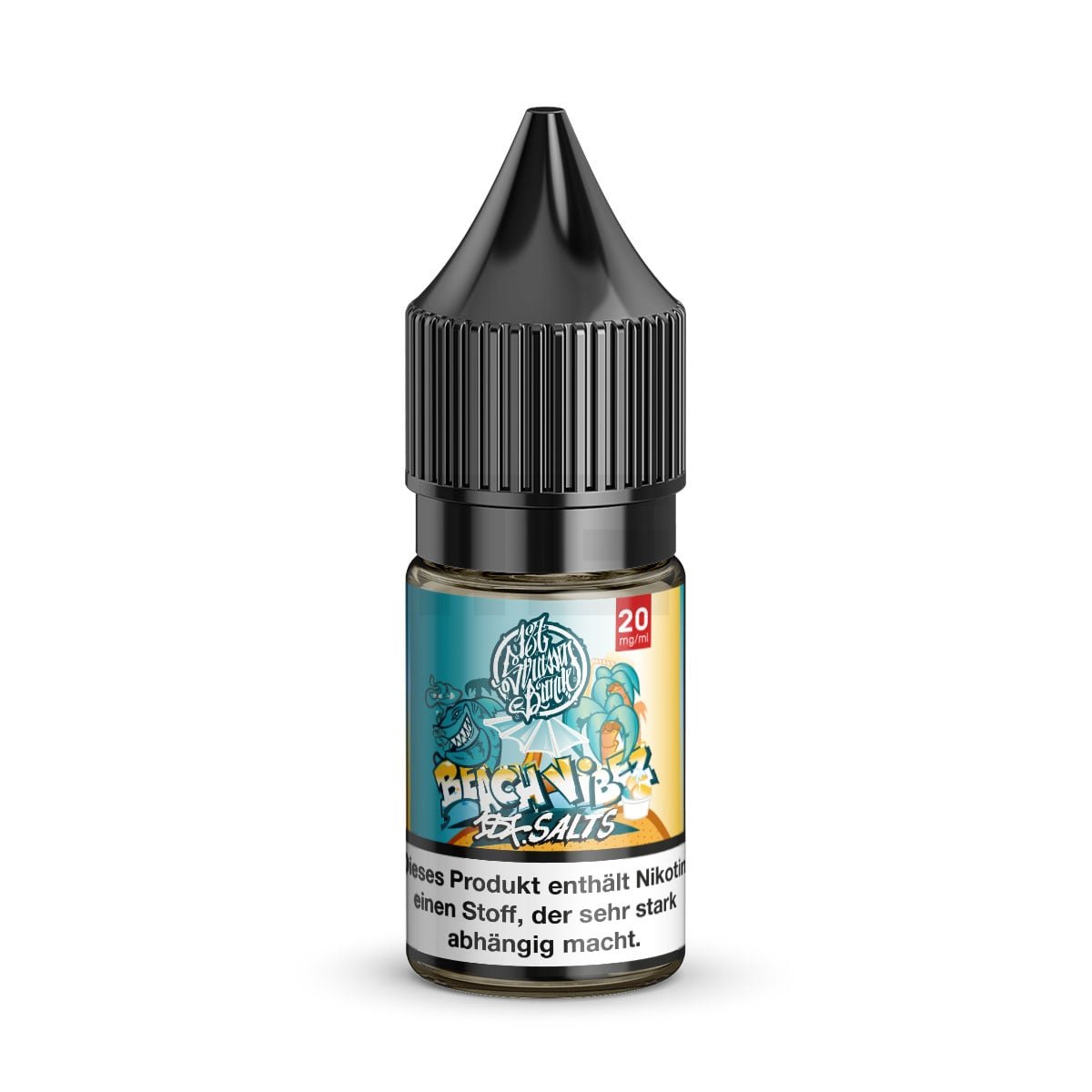187 Straßenbande - Nikotinsalz-Liquids - 10ml - Beach Vibez | Nikotinsalz-Stärke : 20mg | Paketgröße : 1er Packung