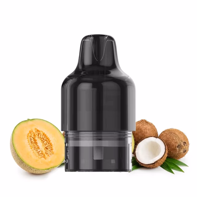 MegaBar GT22000 Leer Pod & 10ml E-Liquid Behälter Coconut Melon 20mg