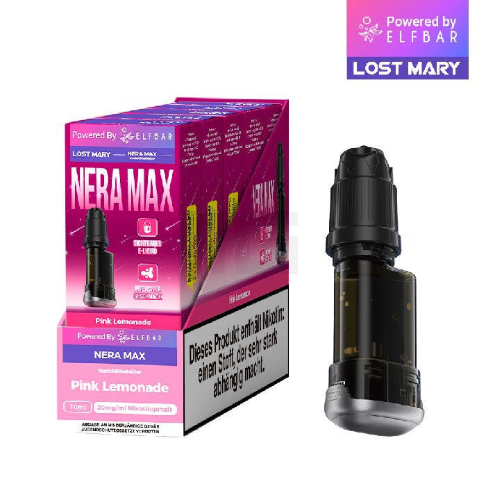 Lost Mary - Nera Max - Nachfülltank - Pink Lemonade