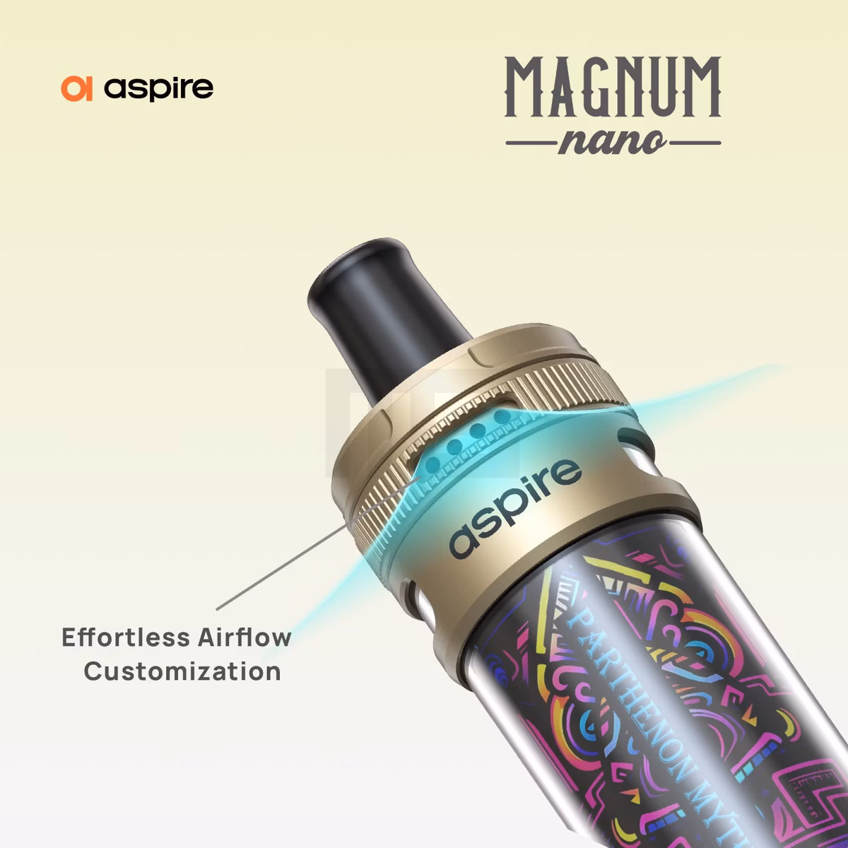 Aspire - Magnum Nano - Pod Kit - Black & Akira | Paketgröße : 1er Packung