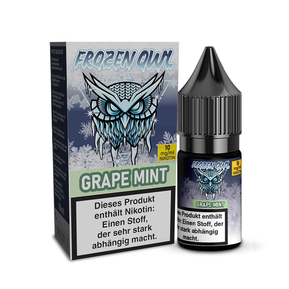 Frozen OWL - Nikotinsalz Liquid - 10ml - Grape Mint - 10ml - 10mg