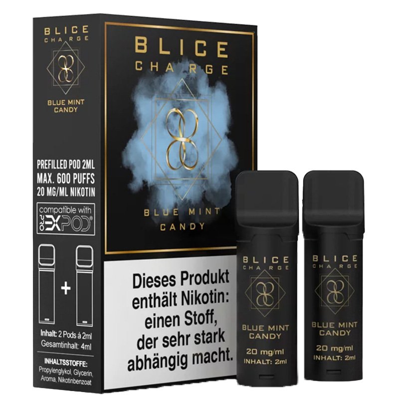 blice-prefilled-pod-blue-mint-2ml-2er-paket Blice - Prefilled Pod - Blue Mint Candy - 2ml - 2er Pack