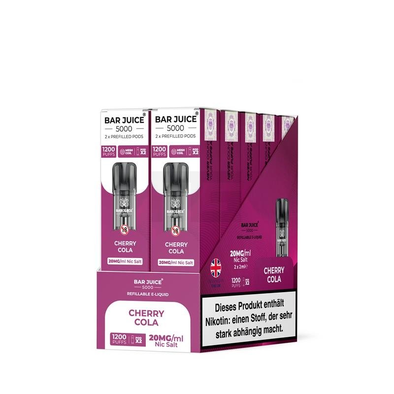 bar-juice-prefilled-pods-2stueck-cherry-cola-20-mg-ml-3 Bar Juice - Prefilled Pods - Cherry Cola - 2ml - 20mg - 2er Paket