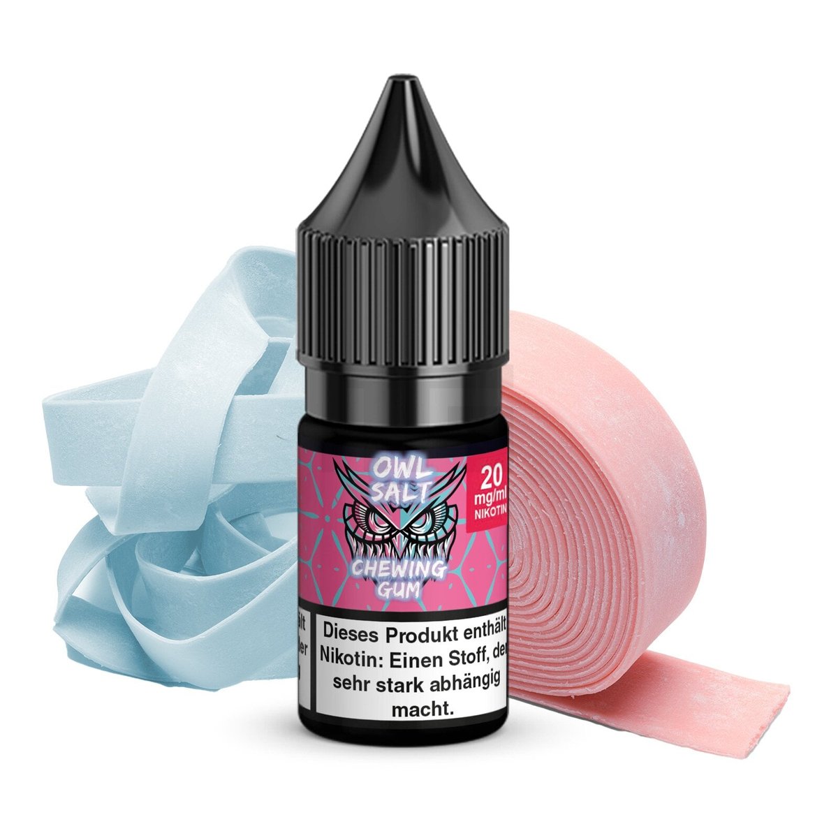 owl-salt-10ml-chewing-gum-20mg OWL Salt - Chewing Gum - Nikotinsalz Liquid - 10ml - 20mg