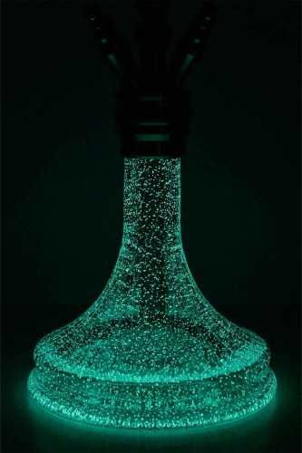 Shisha-Wasserpfeife-Alligator-Gator-Medium-Glow-Green-freshisha-store