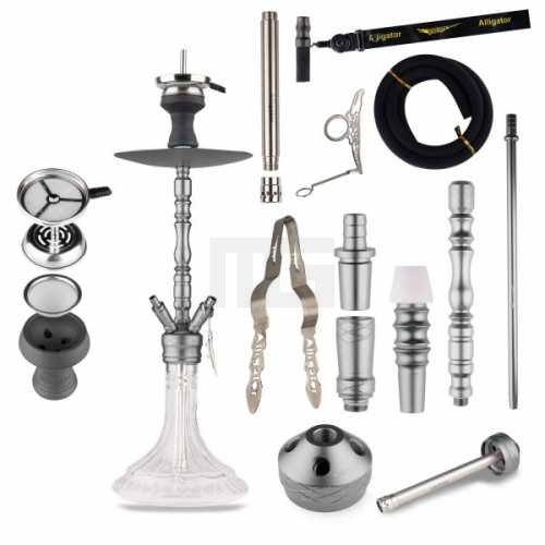 Shisha-Wasserpfeife-Alligator-AirMax-Grau-freshisha-store