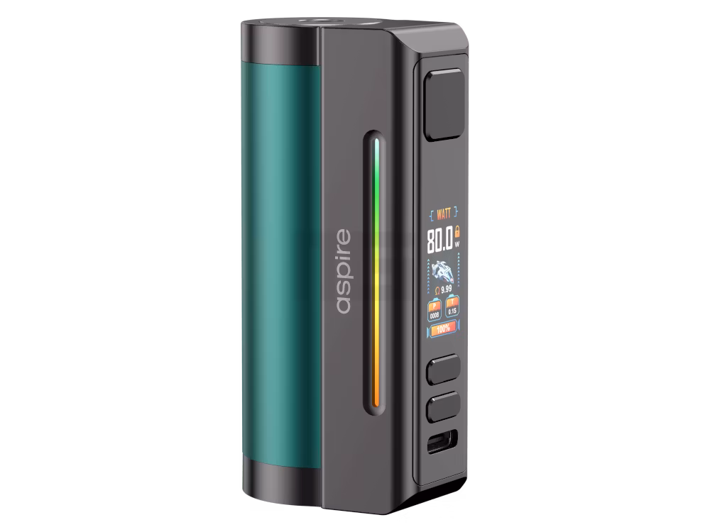 Aspire - Zelos M80 - Akkuträger - 2600 mAh - Green Gunmetal | Paketgröße : 1er Packung