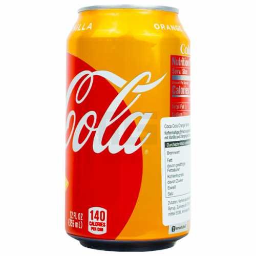 coca-cola-orange-vanille-dose-seite2 Coca Cola Orange Vanille 355ml