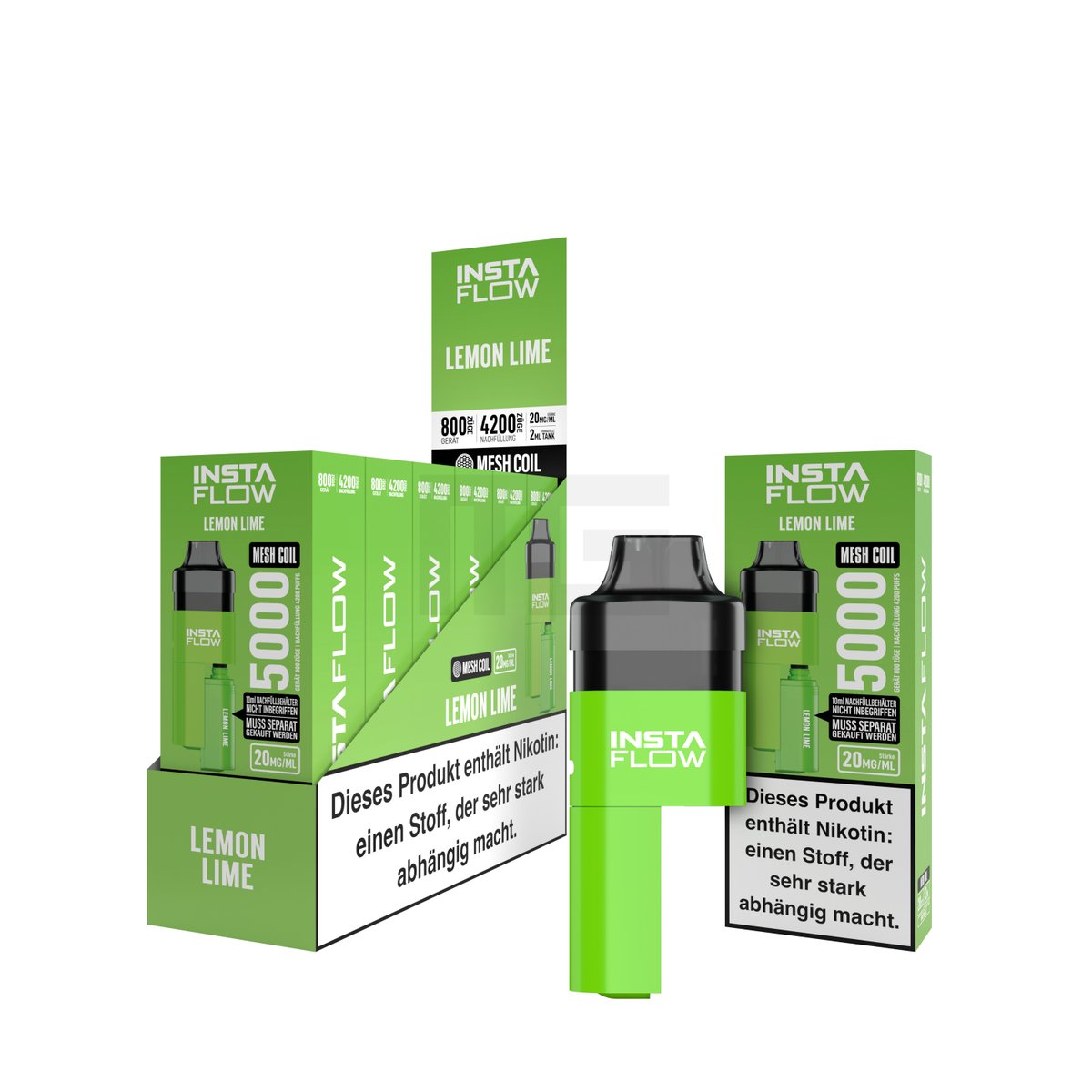 INSTAFLOW 5000 - E-Zigarette - Lemon Lime - 2ml - 20mg - CP