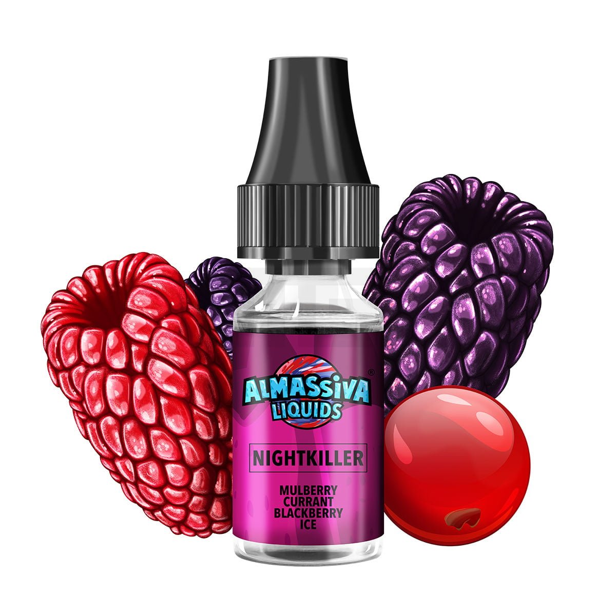 al_massiva_liquid_nightkiller_bottle_fruit Al Massiva - Nightkiller - Nikotinsalzliquid - 10ml - 17mg