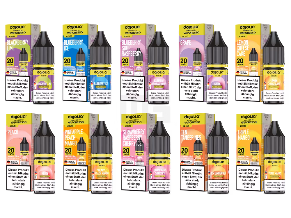 Vaporesso - Dojoliq - Nikotinsalz-Liquid - 10ml - Ten Tangerines - 20mg