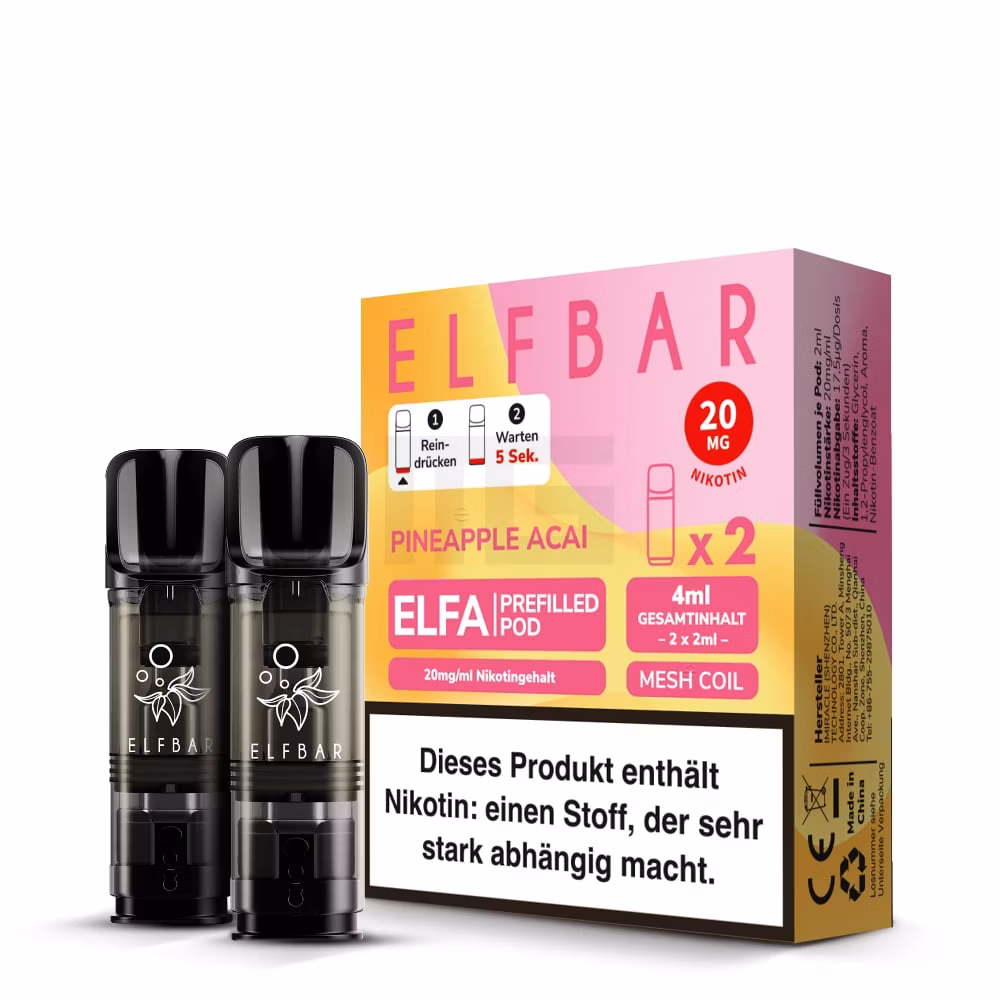 ELFA Prefilled Pods Pineapple Açaí 2er Pack