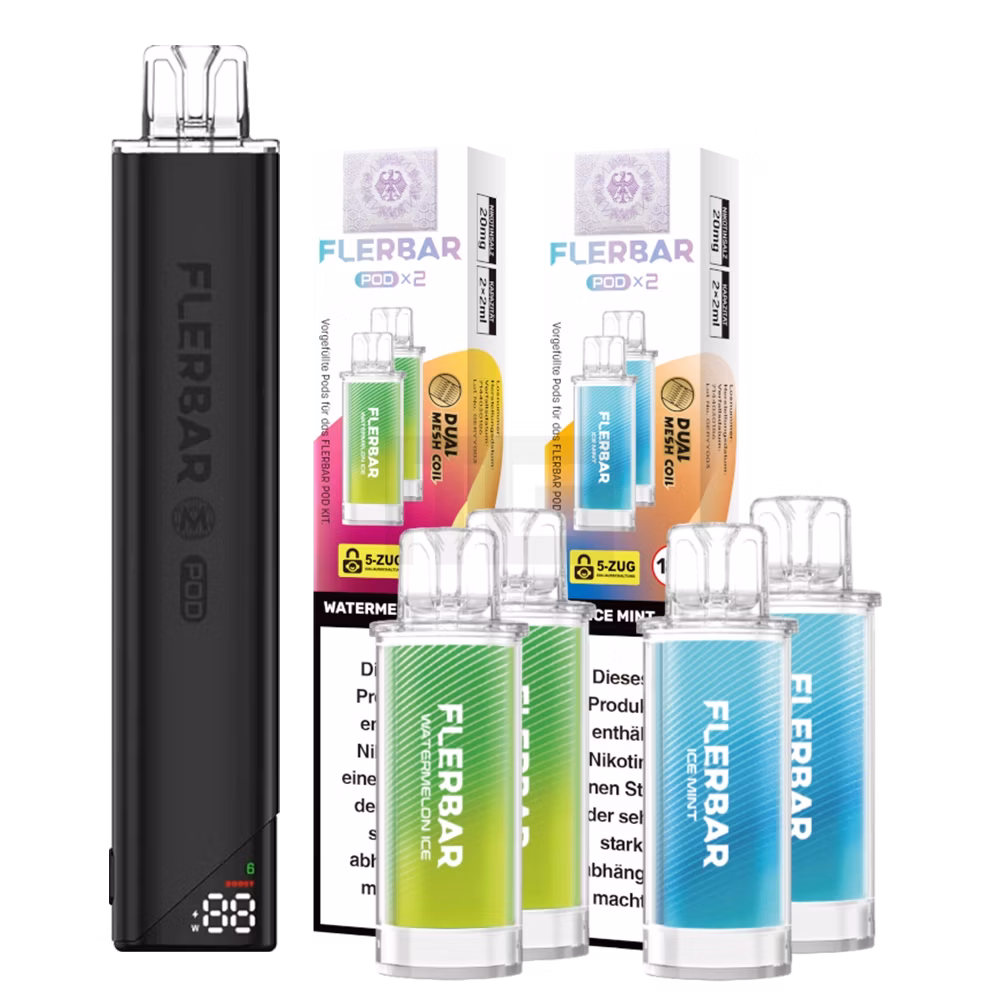 Flerbar - 2+1 Starter Kit - Prefilled Pods + Basisgerät