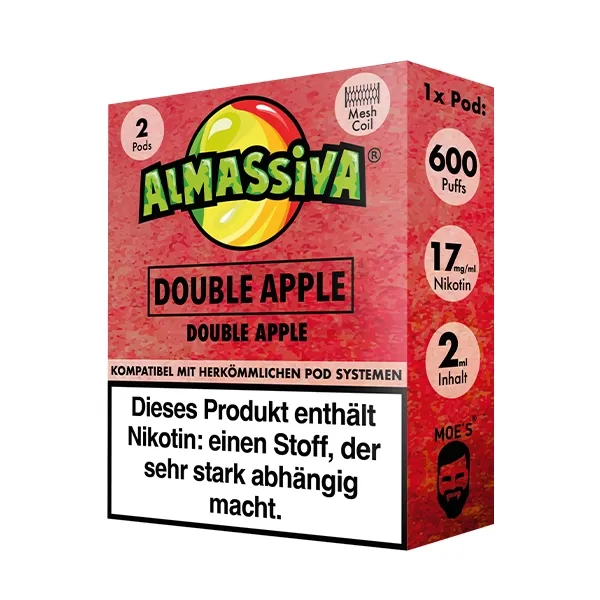 Al Massiva - Prefilled Pod - 2ml - 2er Pack - Double Apple