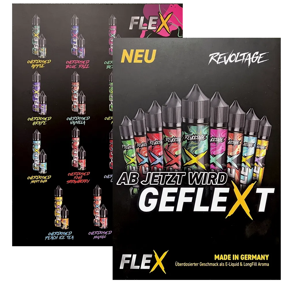 Revoltage - Flyer - Flex - DIN A4 4/4-farbig Revoltage - Flyer - Flex - DIN A4 4/4-farbig