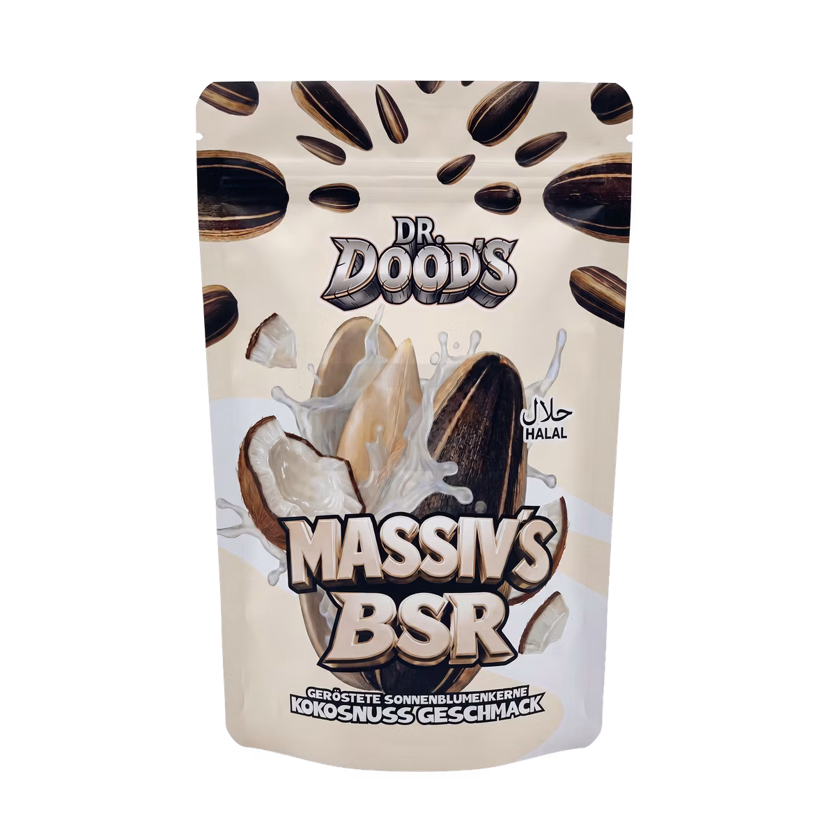Dr. Doods Massiv`s BSR Sonnenblumenkerne Kokosnuss 100g Dr. Doods Massiv`s BSR Sonnenblumenkerne Kokosnuss 100g