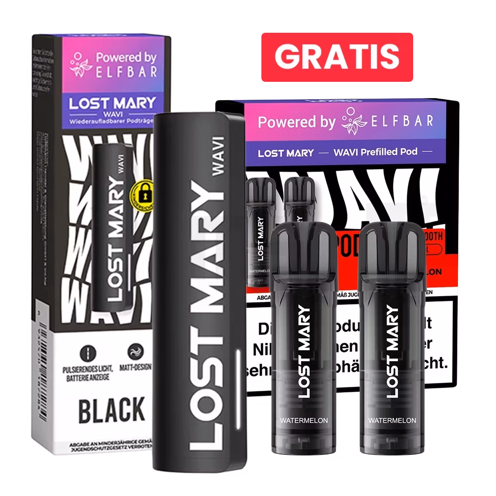Lost Mary - Wavi - Promotion (Gratis Basisgerät + Prefilled Pods)