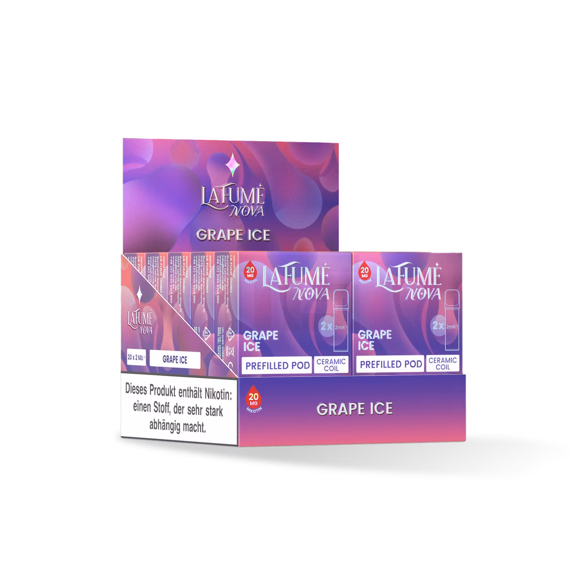 La Fume Nova - Prefilled Pods - 20mg - Grape Ice