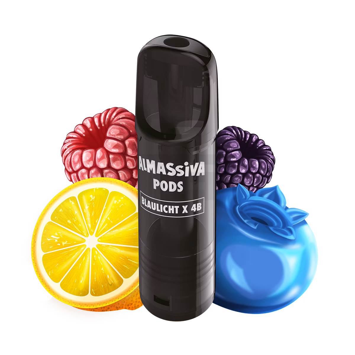 Al Massiva - Prefilled Pod - 2ml - 2er Pack - Blaulicht x 4B - 17mg Al Massiva - Prefilled Pod - 2ml - 2er Pack - Blaulicht x 4B - 17mg