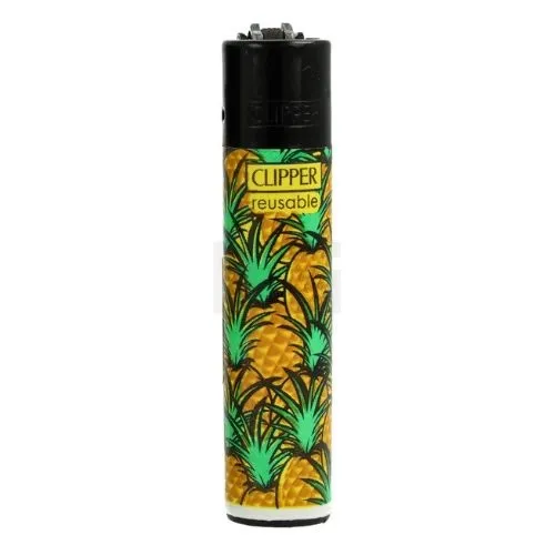 clipper-feuerzeug-pineapple-4v4-wiederverwendbar Clipper - Feuerzeug - Mix Pattern 4v4 Pineapple - wiederverwendbar