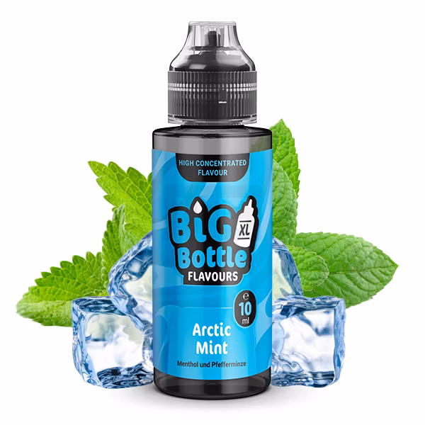 Big Bottle - Aroma - 10ml - Arctic Mint | Inhalt : 10ml | Nikotinstärke : 0mg | Paketgröße : 1er Packung Big Bottle - Aroma - 10ml - Arctic Mint | Inhalt : 10ml | Nikotinstärke : 0mg | Paketgröße : 1er Packung