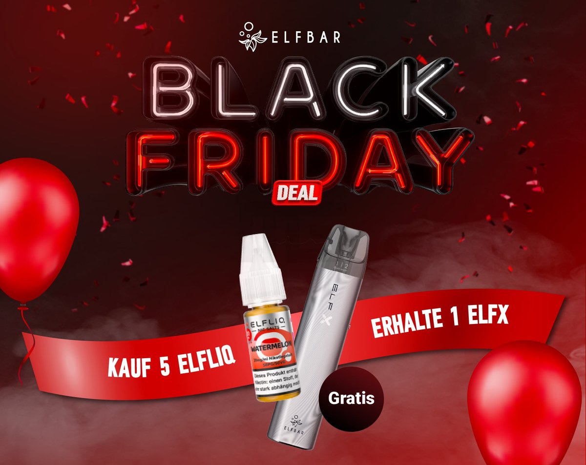 Elfbar 5+1 ELFLIQ ELFX - Black Week 2025 Elfbar 5+1 ELFLIQ ELFX - Black Week 2025