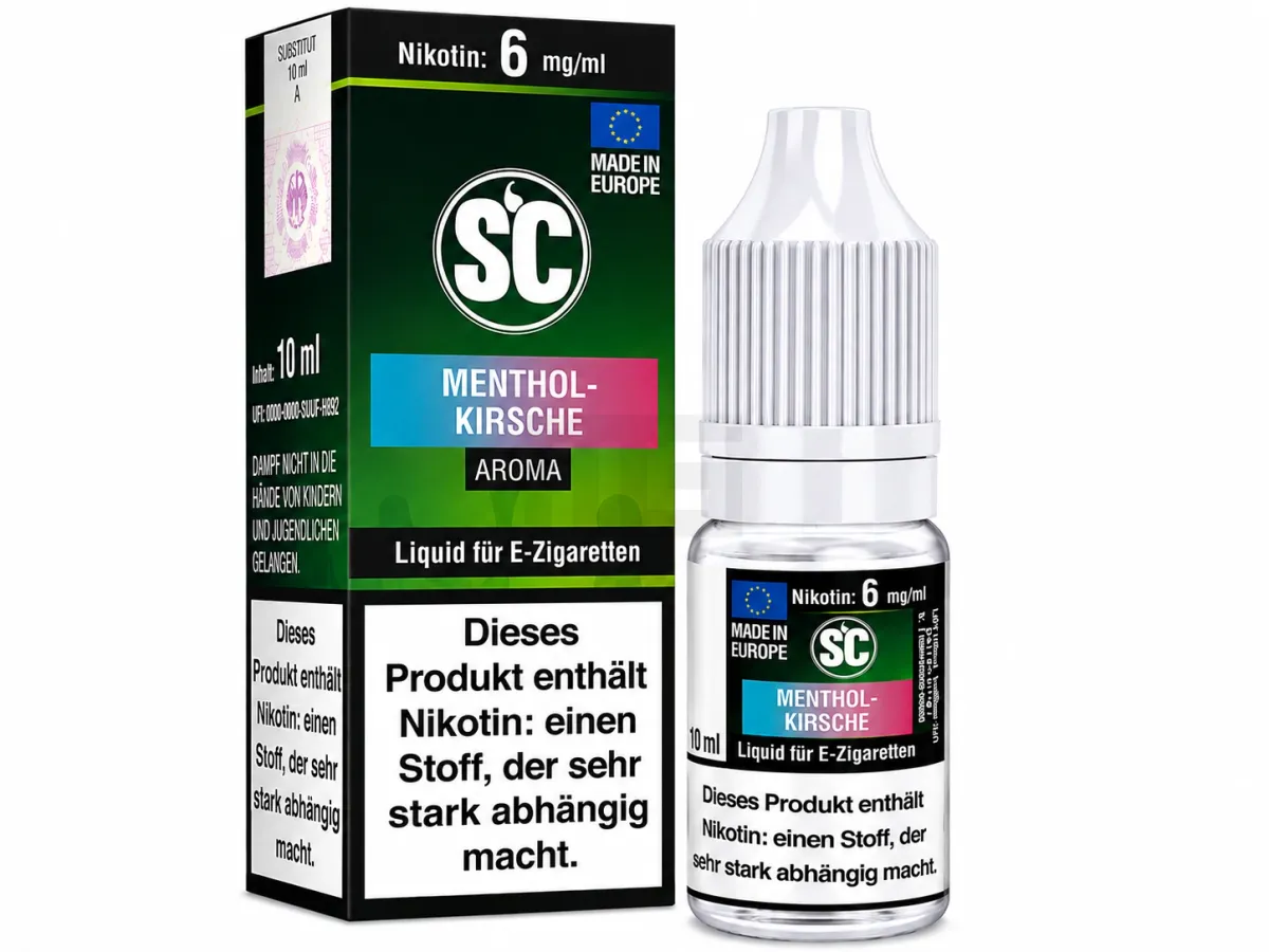 SC - Menthol-Kirsche - Nikotin Liquid - 10ml - 6mg