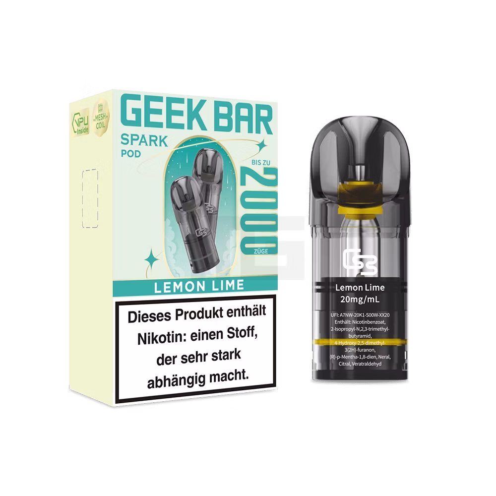 Geek Bar Spark Prefilled Pods Lemon Lime 20mg 2ml
