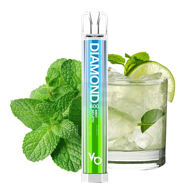 Vapes Bars - Diamond 600 - Einweg E-Zigarette - Mint Mojito