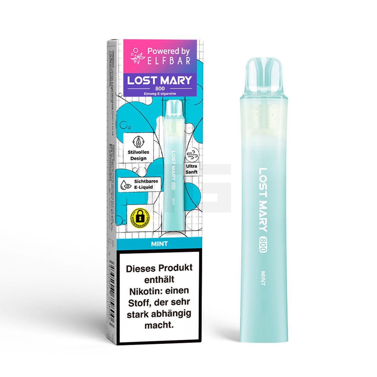 Lost Mary - LM800 - Einweg E-Zigarette - Mint - 20mg