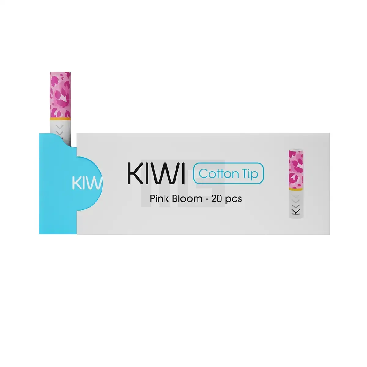 KIWI Cotton Filter Tips Pink Bloom 20 Stk. KIWI Cotton Filter Tips Pink Bloom 20 Stk.