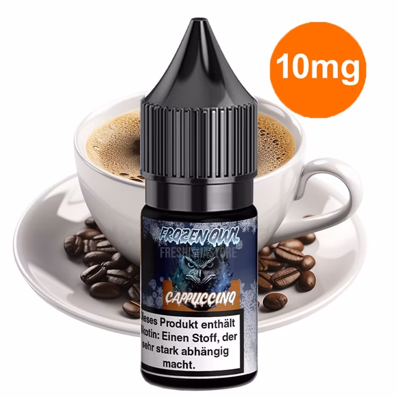 frozen-owl-10ml-10mg-cappuccino Frozen OWL - Cappuccino - Nikotinsalz Liquid - 10ml - 10mg