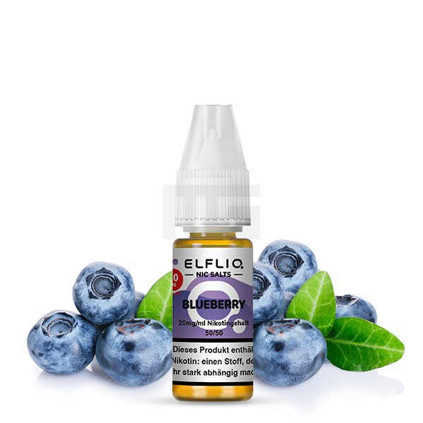 Elfbar - ElfLiq - 10ml - Blueberry | Nikotinsalz-Stärke : 20mg Elfbar - ElfLiq - 10ml - Blueberry | Nikotinsalz-Stärke : 20mg