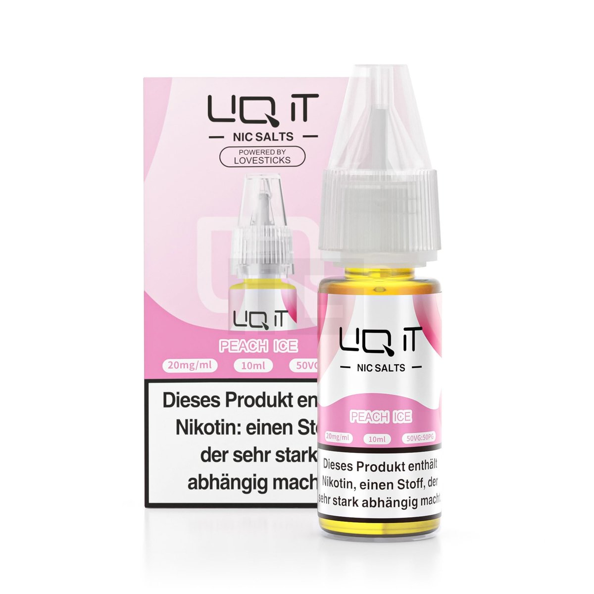 LIQ IT - Nikotinsalz-Liquid - 10ml - Peach Ice - 20mg