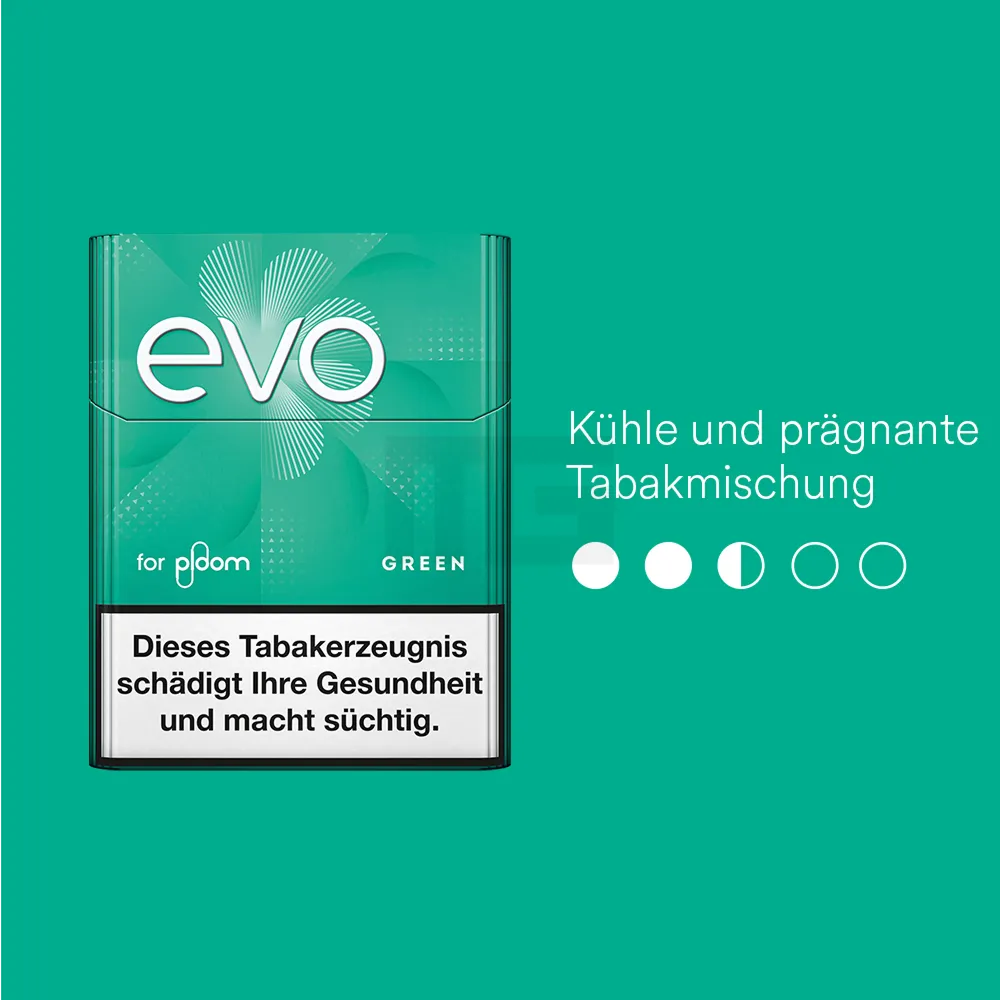 Ploom - EVO - Tabaksticks - Green