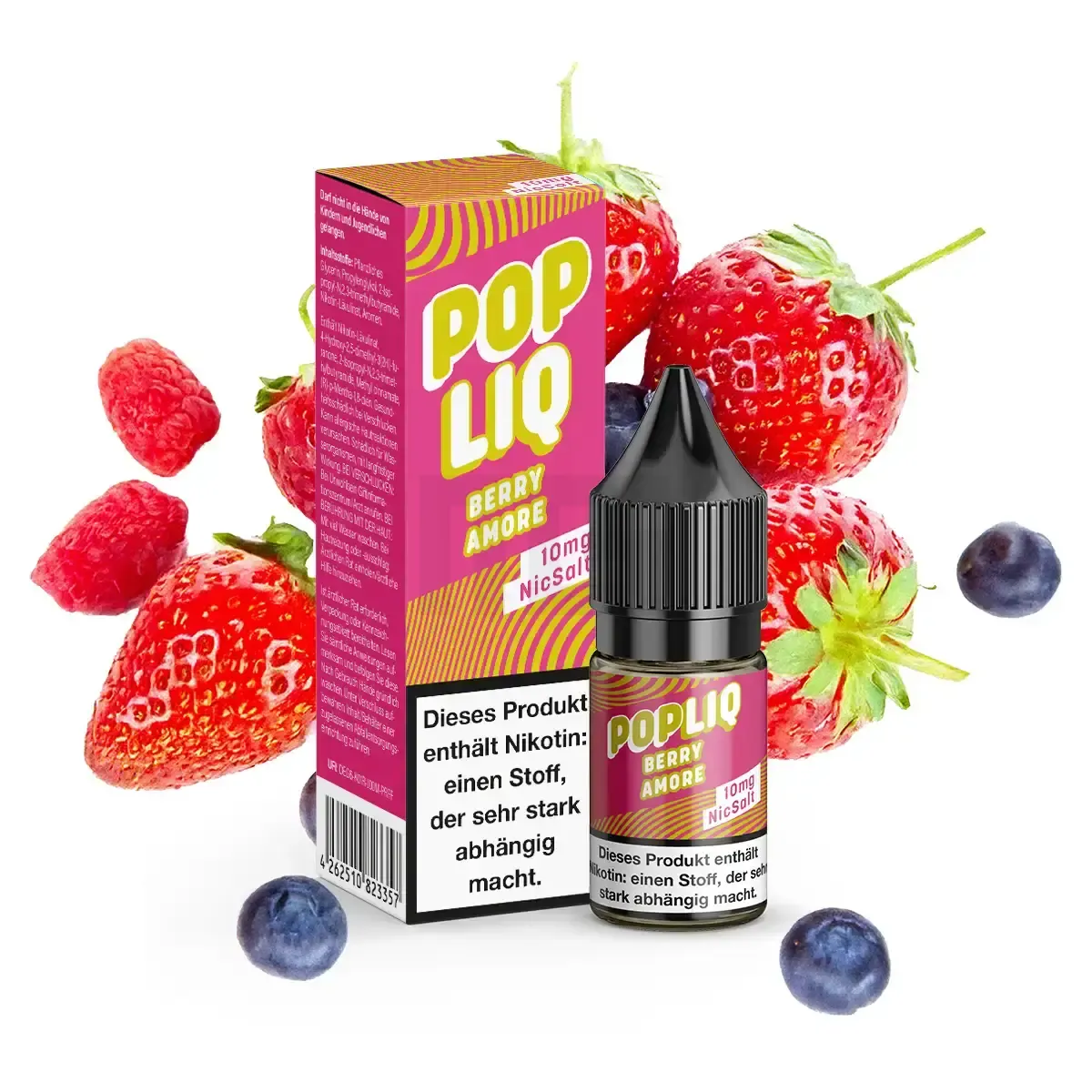 PopLiq Nikotinsalz-Liquid Berry Amore 10ml 10mg PopLiq Nikotinsalz-Liquid Berry Amore 10ml 10mg