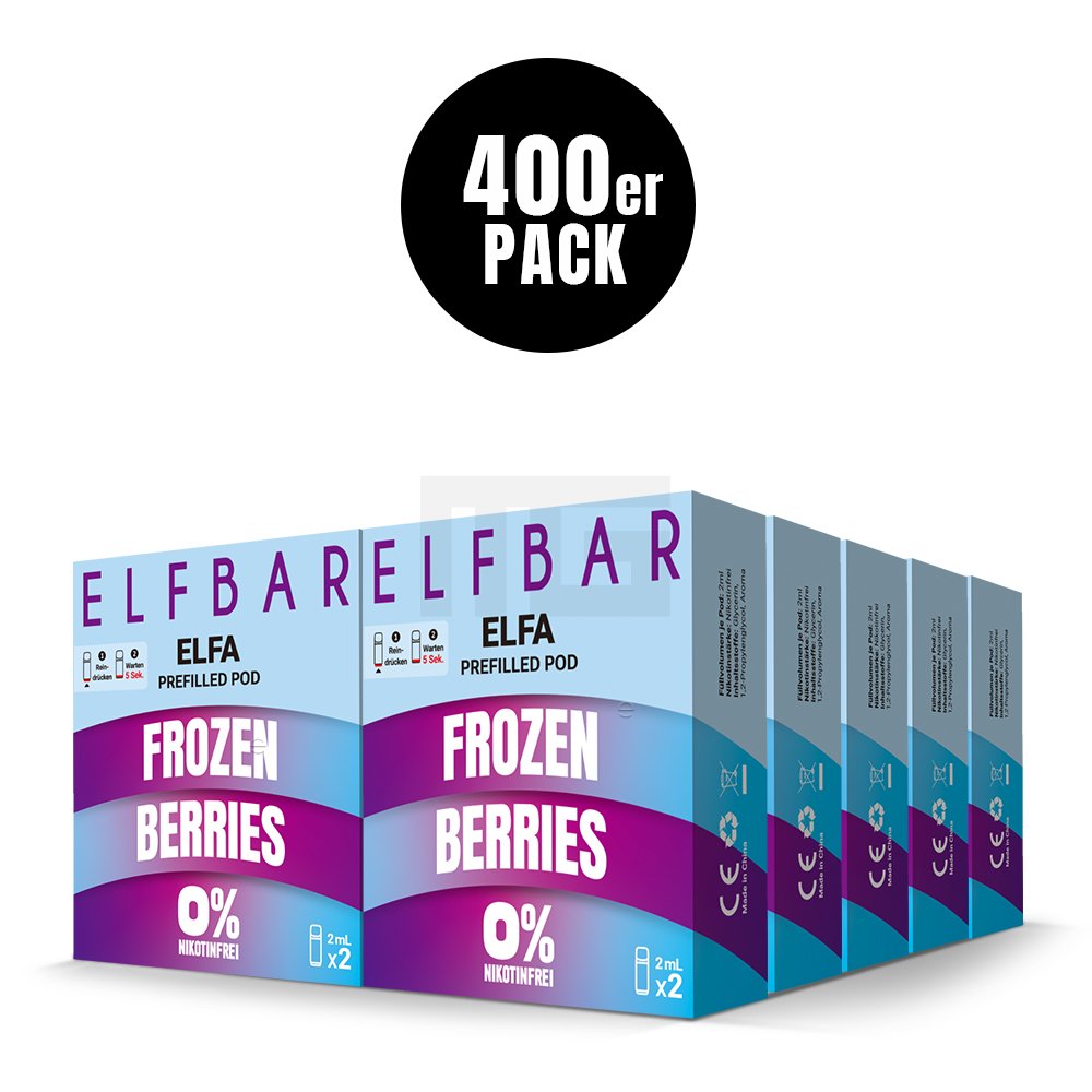 Elfbar - ELFA - Prefilled Pod - 2ml - 2er Pack - Nikotinfrei - Frozen Berries