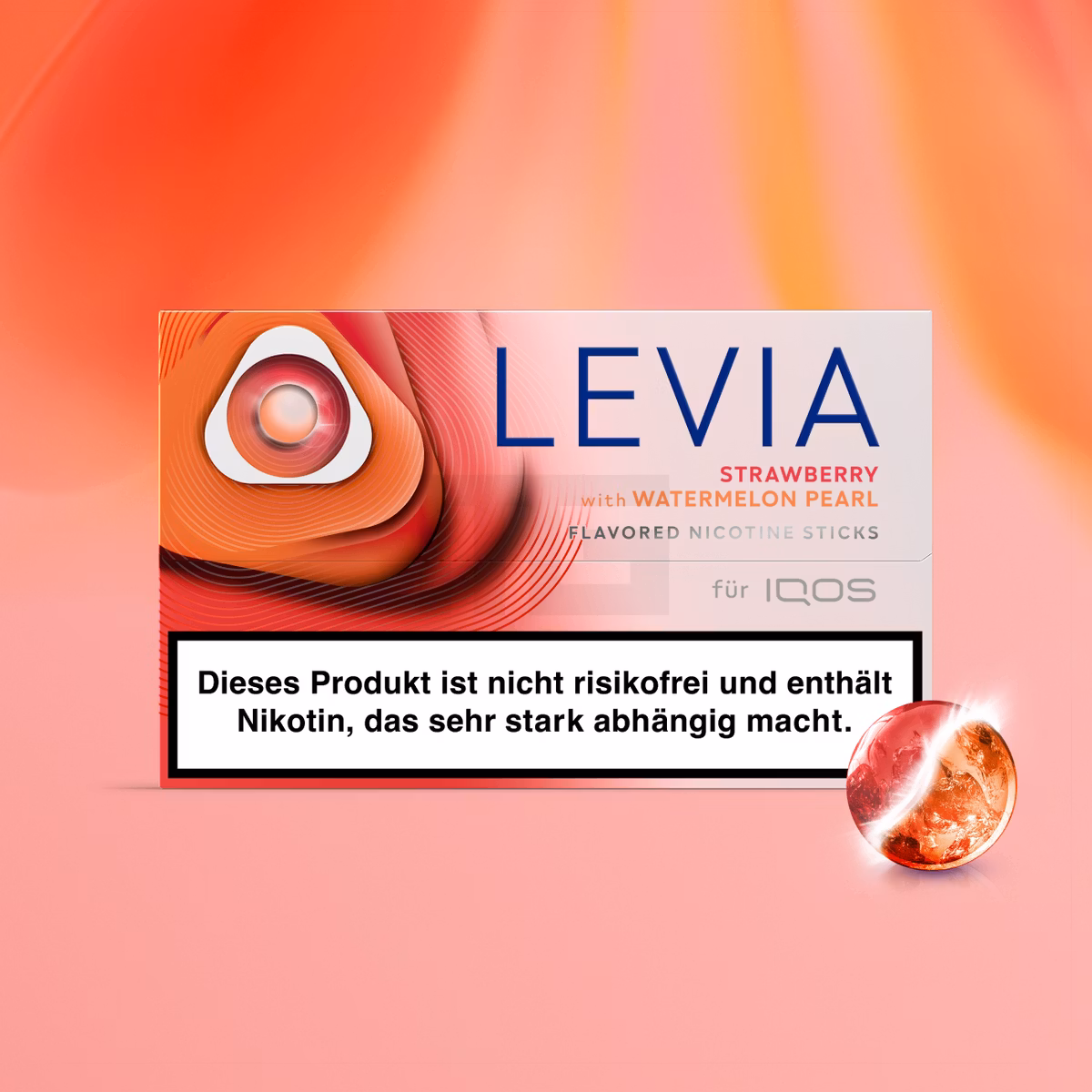 IQOS - LEVIA - Nikotinsticks - Strawberry with Watermelon Pearl