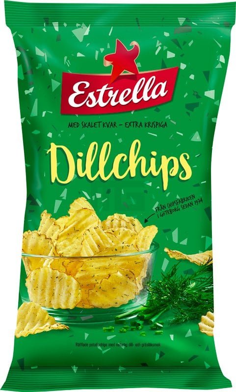 Chips, Kartoffelchips, Dillchips, Geräuchert?, Snack