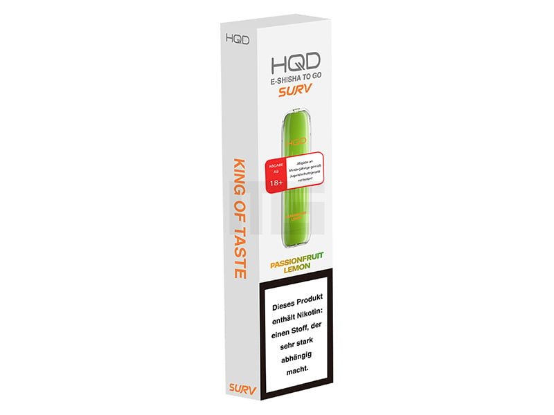 HQD - SURV - Einweg E-Zigarette - Passionfruit Lemon - 20mg