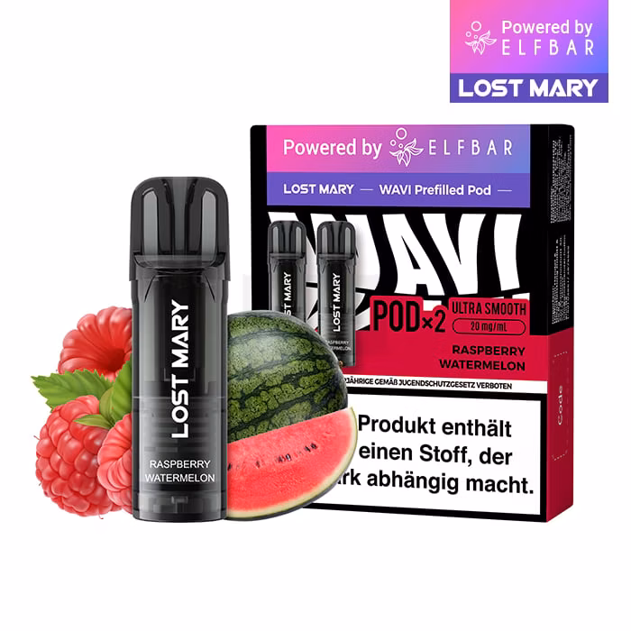 Lost Mary - Wavi - Prefilled Pods - Raspberry Watermelon - 20mg